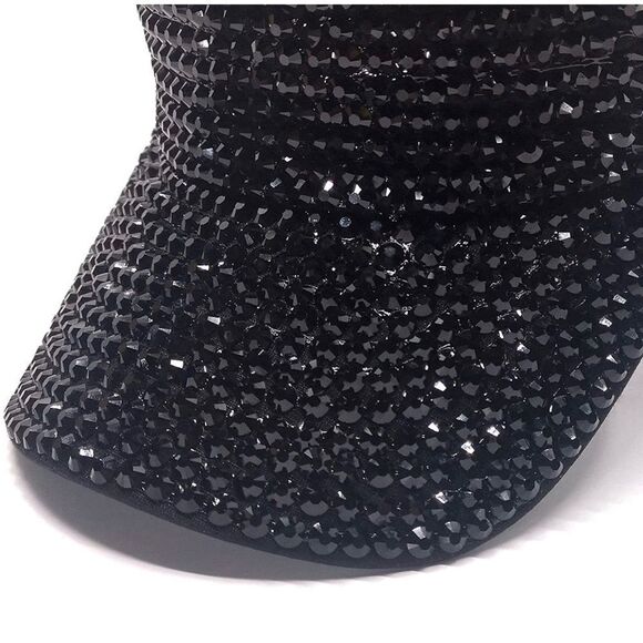 Bling Baseball Cap with Diamond Design main image 4